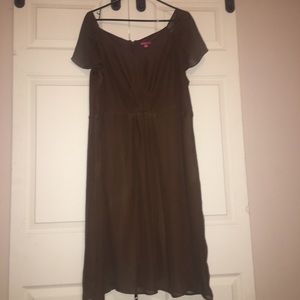 Brown merona dress worn once